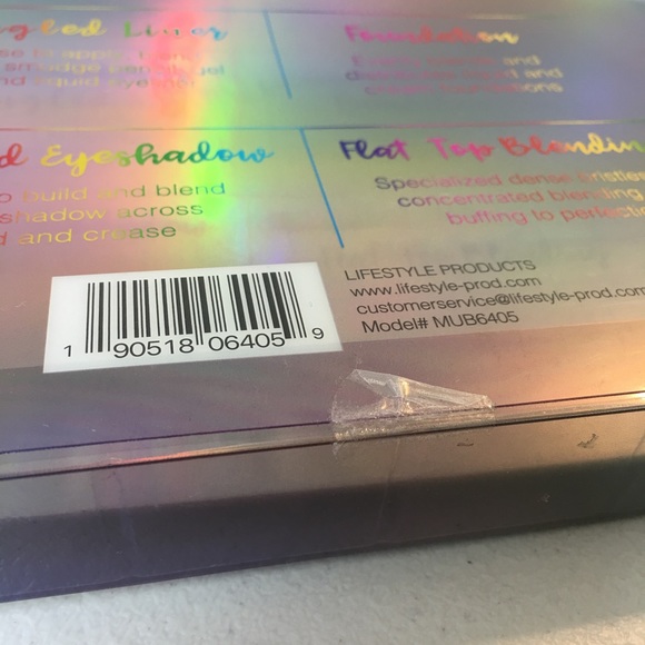 “I washed up like this” 6-Pc mermaid brush set - Picture 5 of 8